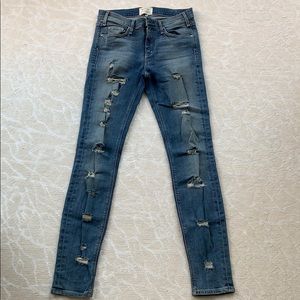 McGuire high rise ripped skinny jeans